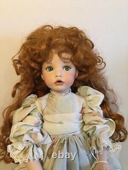 Linda Rick The Doll Maker Fiona Porcelaine Doll 24 Signedbeautiful93/1000