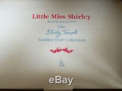 Little Miss Shirley Temple Doll Danbury Mint En Porcelaine Rare
