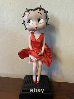 Lot De 2 Vintage Danbury Monnaie Betty Boop Porcelaine Doll Figurines, Cheerleader