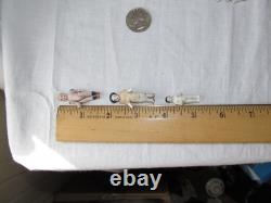 Lot de 6 poupées miniatures anciennes en biscuit, sans marque, allemandes / époque victorienne