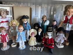 Lot de poupées collectionnables de vintage à moderne