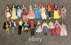 Lot de princesses Disney vintage des années 1990 - Poupée en porcelaine de la Princesse Ariel, la Petite Sirène