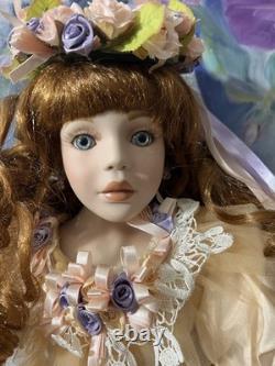 Marie Osmond Poupée en porcelaine victorienne Collette - printemps/automne LE441/1000, 26 po
