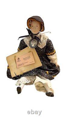 Mariy Todd Doll Vintage Première Dame Abraham Lincolen 1983 Poupée Artisanale