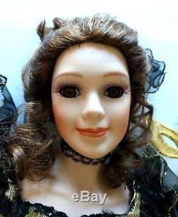 Mascarade Ball En Porcelaine Ashley 26 Doll Par Jenny Court Of Dolls Vintage Rare