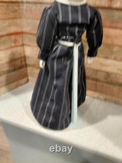 Merveilleuse poupée en bisque rose Dolly Madison de 21 pouces