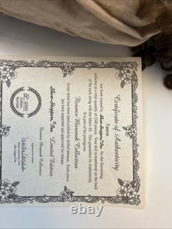 NIB Vintage Show Stoppers Inc. 26 Poupée en Porcelaine Fawne Avec Boîte d'Origine + COA