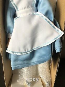 New Vintage 1985 Silvestri Alice In Wonderland Doll Par Faith Wick Avec Coa