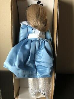 New Vintage 1985 Silvestri Alice In Wonderland Doll Par Faith Wick Avec Coa