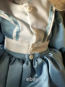 New Vintage 1985 Silvestri Alice In Wonderland Doll Par Faith Wick Avec Coa