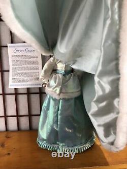 Noël / Hiver Snow Queen 19 Porcelain Doll Vintage 1989 Danbury Mint