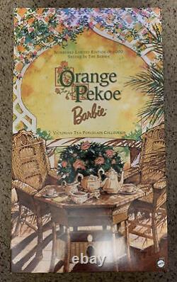 Orange Pekoe Barbie Doll 1999 Victorian Tea Porcelain Collection