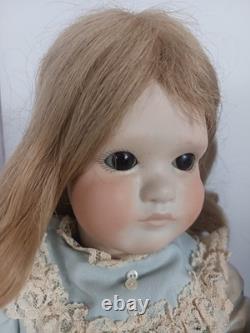 Paire de poupées vintage en porcelaine de 1978 par Jerri McCloud, garçon et fille, ensemble RARE