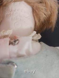 Paire de poupées vintage en porcelaine de 1978 par Jerri McCloud, garçon et fille, ensemble RARE
