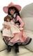 Paire Rare De Poup&eacute;es B&eacute;b&eacute;s En Porcelaine Vintage Jan Mclean Jessica Et Pauline, 1999, &eacute;dition Limit&eacute;e, En Bo&icirc;te