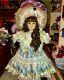 Pat Loveless 20 Inch Antique Reproduction Française Jumeau Doll Crystal Blue Ice
