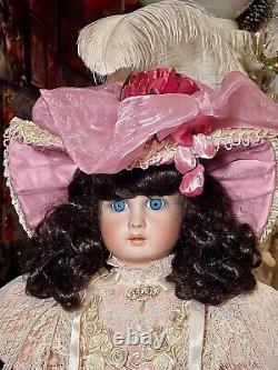 Pat Loveless 30 Pouces Antique Reproduction Jumeau Doll All Porcelain 128 Of 400