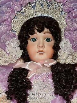 Pat Loveless 30 Pouces Antique Reproduction Jumeau Doll All Porcelaine