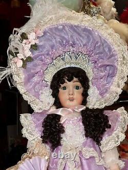 Pat Loveless 30 Pouces Antique Reproduction Jumeau Doll All Porcelaine