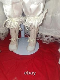 Pat Loveless Bebe Jumeau Rose Bleu Poupée Ancienne Reproduction 22 Vintage 1996