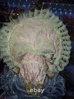 Pat Loveless Bebe Jumeau Rose Bleu Poupée Ancienne Reproduction 22 Vintage 1996