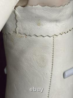 Porcelaine Vintage 19 Repro de Poupée Circulaire à Pois Antique Française Bru par Clara Wade