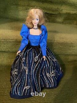 Poupée Barbie Vintage Mattel 1986 Blue Rhapsody en porcelaine édition limitée
