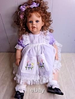 Poupée Fille Réaliste 28 de Virginia E. Turner Vintage 1994 SIGNÉE Édition Limitée #125/200
