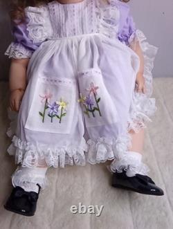 Poupée Fille Réaliste 28 de Virginia E. Turner Vintage 1994 SIGNÉE Édition Limitée #125/200