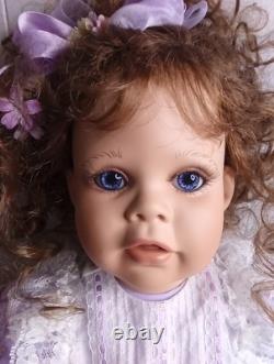 Poupée Fille Réaliste 28 de Virginia E. Turner Vintage 1994 SIGNÉE Édition Limitée #125/200