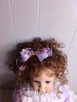 Poupée Fille Réaliste 28 de Virginia E. Turner Vintage 1994 SIGNÉE Édition Limitée #125/200