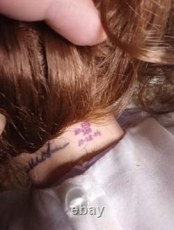 Poupée Fille Réaliste 28 de Virginia E. Turner Vintage 1994 SIGNÉE Édition Limitée #125/200