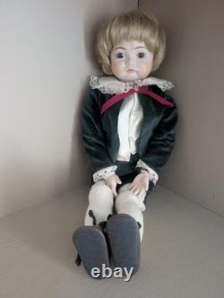 Poupée Joy BJD vintage en biscuit de porcelaine victorienne, poupée articulée de 17 articulations