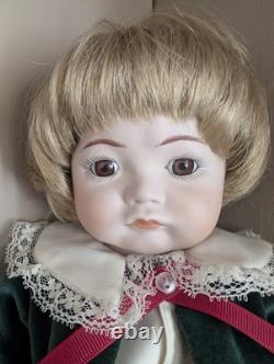 Poupée Joy BJD vintage en biscuit de porcelaine victorienne, poupée articulée de 17 articulations