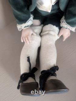 Poupée Joy BJD vintage en biscuit de porcelaine victorienne, poupée articulée de 17 articulations