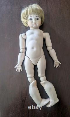 Poupée Joy BJD vintage en biscuit de porcelaine victorienne, poupée articulée de 17 articulations