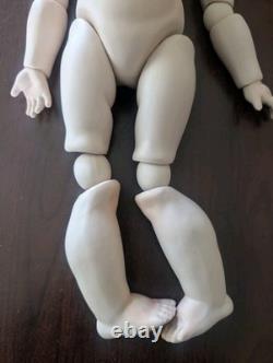 Poupée Joy BJD vintage en biscuit de porcelaine victorienne, poupée articulée de 17 articulations