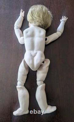 Poupée Joy BJD vintage en biscuit de porcelaine victorienne, poupée articulée de 17 articulations