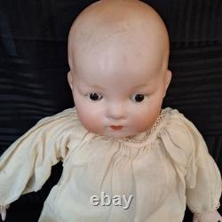 Poupée Kestner Century Bye-Lo Bébé 18 Bisque et Tissu