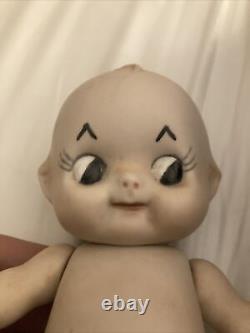 Poupée Kewpie Vintage en Porcelaine, Articulée et Peinte à la Main par un Artisan