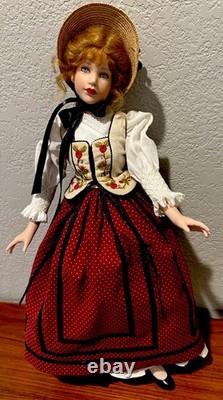 Poupée Mère l'Oie Robert Tonner Vtg Très Rare 19 Porcelaine Édition Limitée # 16/125 Signée