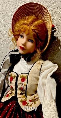 Poupée Mère l'Oie Robert Tonner Vtg Très Rare 19 Porcelaine Édition Limitée # 16/125 Signée