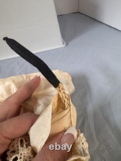 Poupée Pierrot Vintage Française Type Boudoir Tête en Porcelaine Corps en Corde Voir Photos