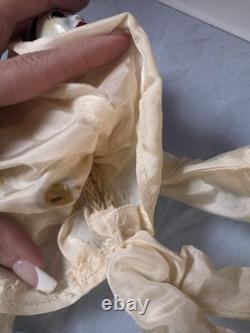 Poupée Pierrot Vintage Française Type Boudoir Tête en Porcelaine Corps en Corde Voir Photos