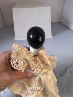 Poupée Pierrot Vintage Française Type Boudoir Tête en Porcelaine Corps en Corde Voir Photos