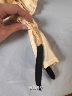 Poupée Pierrot Vintage Française Type Boudoir Tête en Porcelaine Corps en Corde Voir Photos