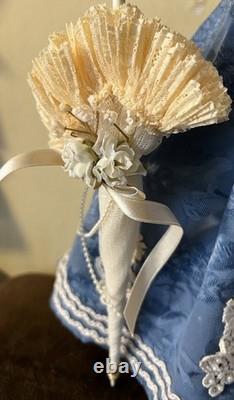 Poupée Réplique Antique Franklin Mint La Walkure Lune de Miel Victorienne 22 pouces