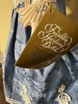 Poupée Réplique Antique Franklin Mint La Walkure Lune de Miel Victorienne 22 pouces