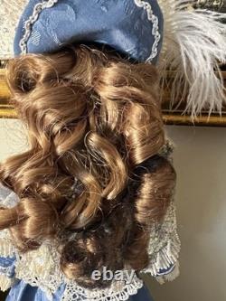 Poupée Réplique Antique Franklin Mint La Walkure Lune de Miel Victorienne 22 pouces