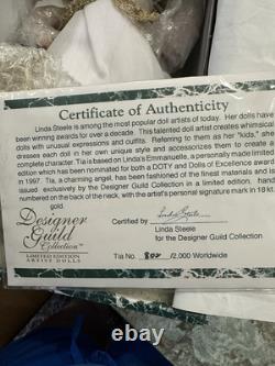 Poupée Tia Angel Vtg 1999 NRB Linda Steele 802/12,000 18 en porcelaine Prix Doty
